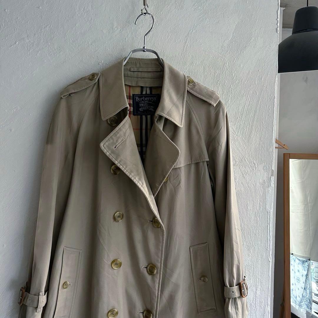 80S イングランド製 Burberry's トレンチコート バーバリー