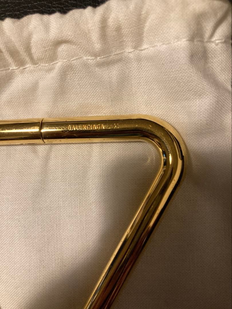 balenciaga トライアングル ブレス　ブレスレット　バングル　ゴールド