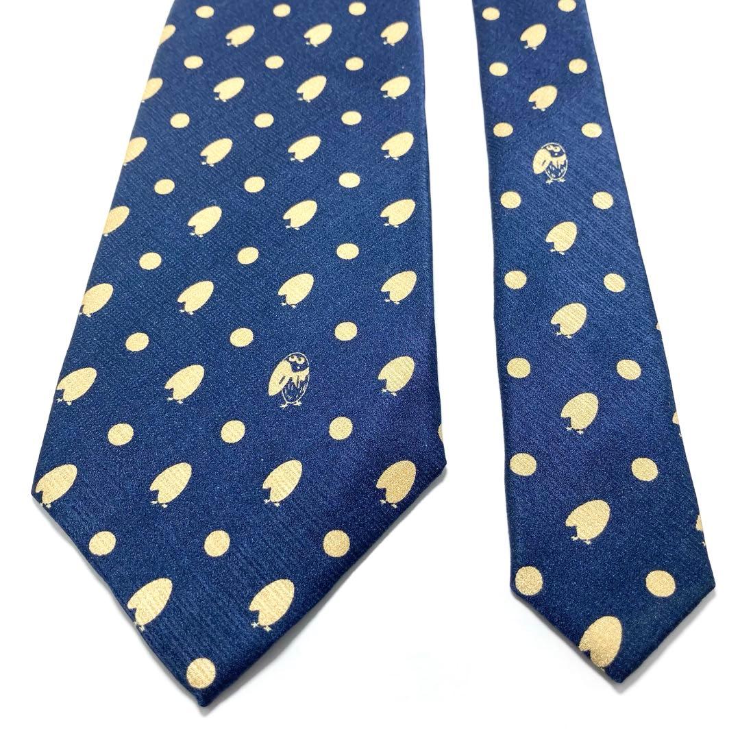 【極美品】 キョロちゃんファンクラブ ネクタイ プレミア 日本製 チョコボール