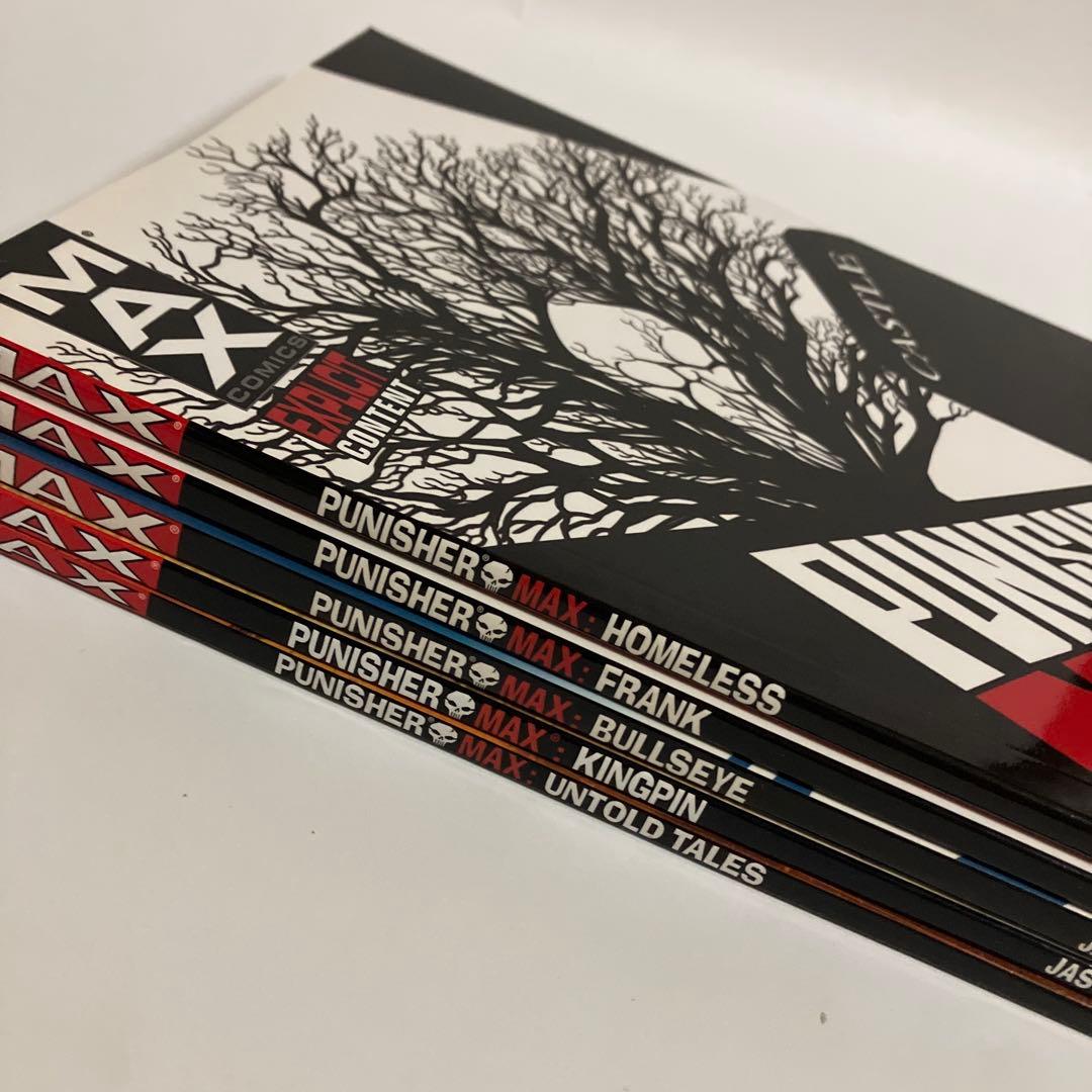 アメコミ・英語　PUNISHER MAX　全4巻＋1巻　5冊セット