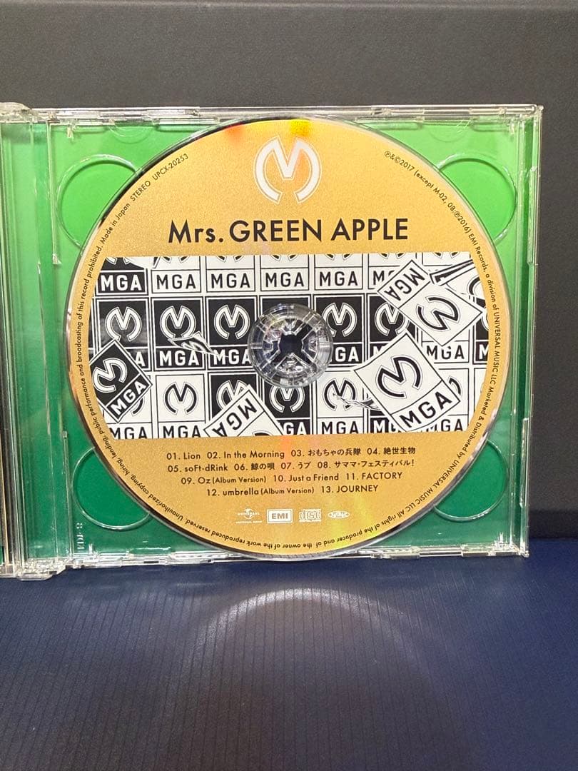 【初回限定盤】Mrs. GREEN APPLE 帯なし