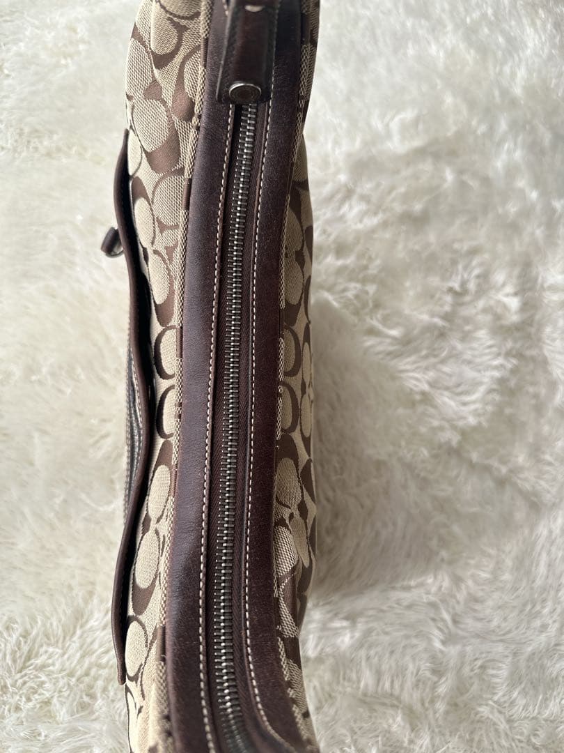 美品 COACH シグネチャー ホーボー ワンショルダー ショルダーバッグ