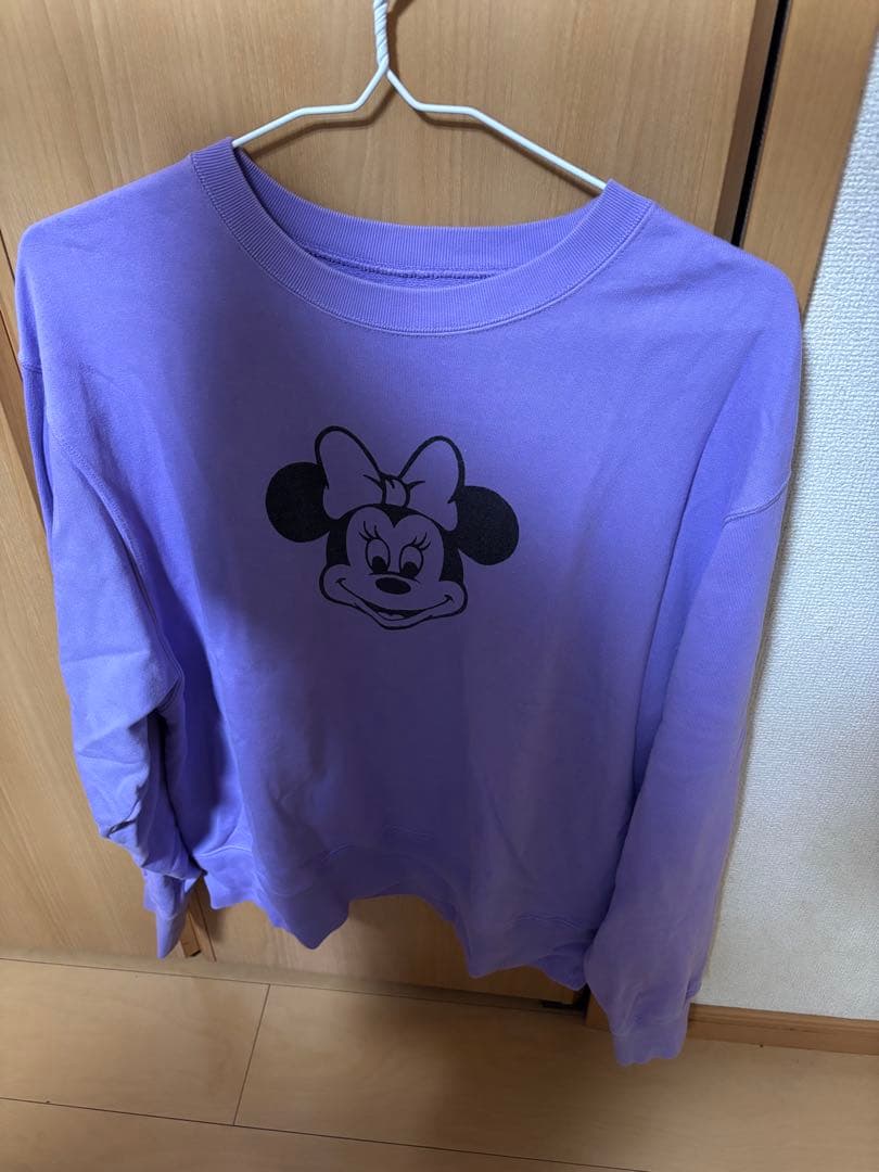 Disney SWEAT TOP(ミニー) WCJ 紫　パープル スウェット