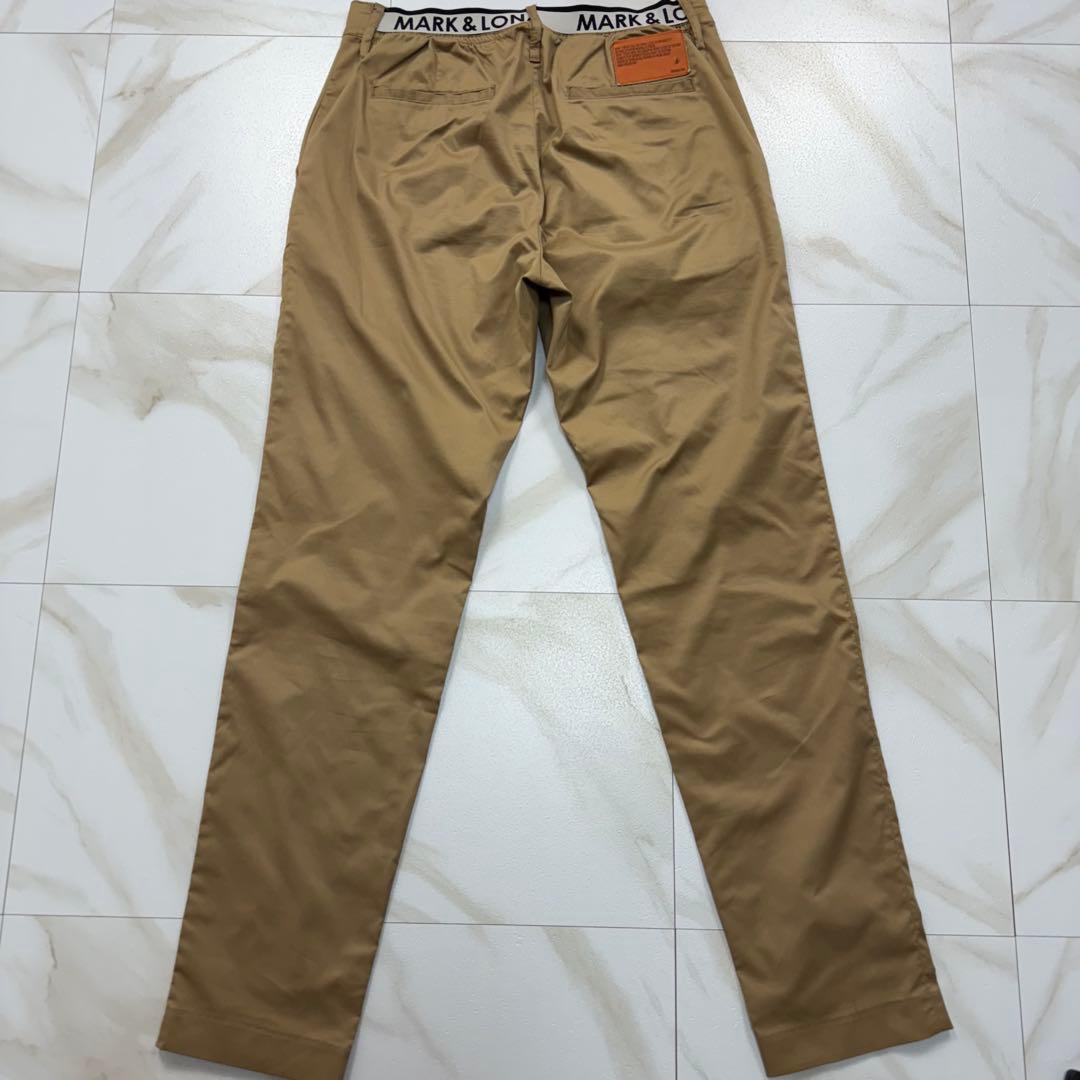 MARK&LONA ストレッチ パンツ ゴルフ GOLFメンズ L ベージュ