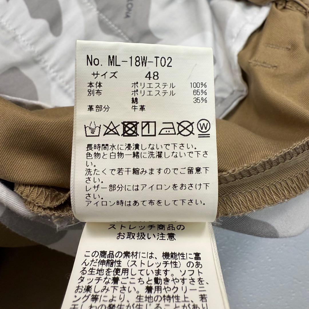 MARK&LONA ストレッチ パンツ ゴルフ GOLFメンズ L ベージュ