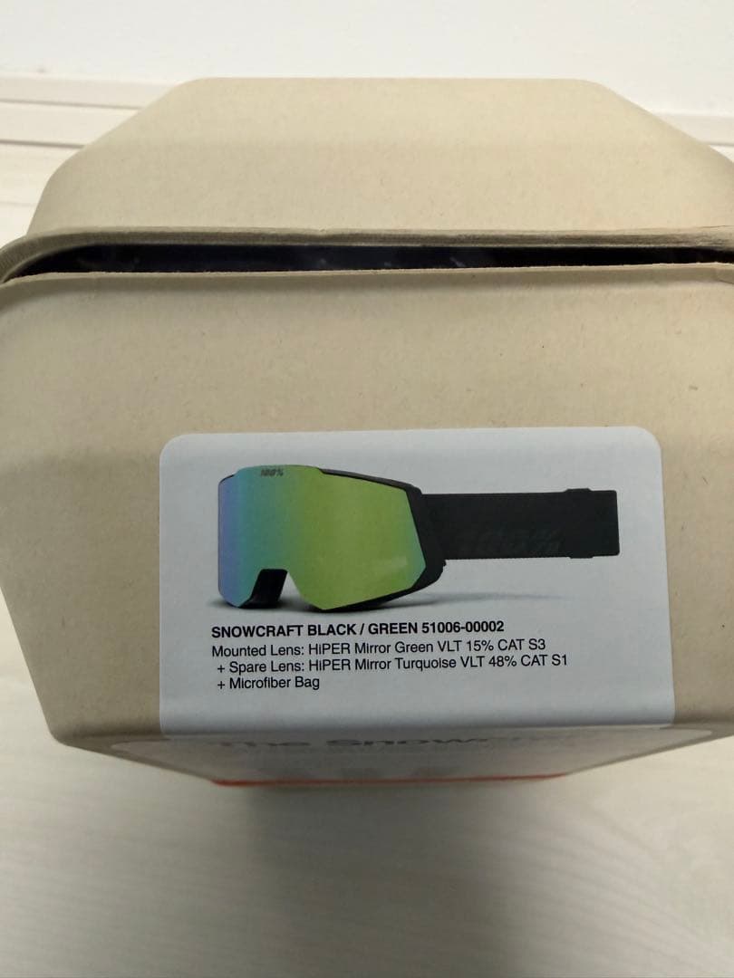 100% CRAFT AFゴーグル　国内正規品　ワンハンドレット