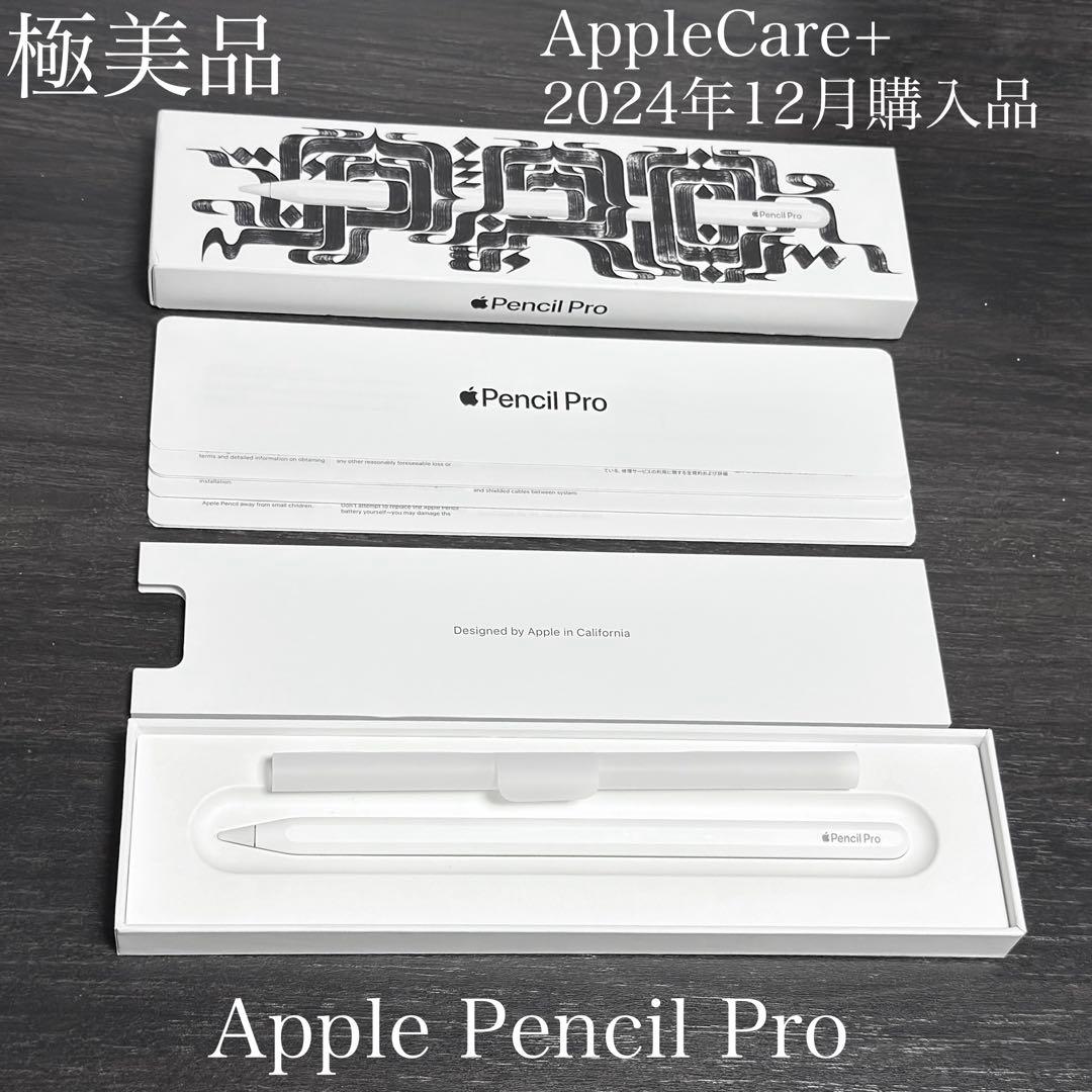極美品　AppleCare+　24年12月購入　Apple Pencil Pro