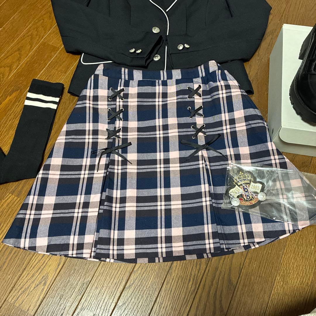 【美品】卒服 女の子 デコラピンキーズ 160cm セットアップ