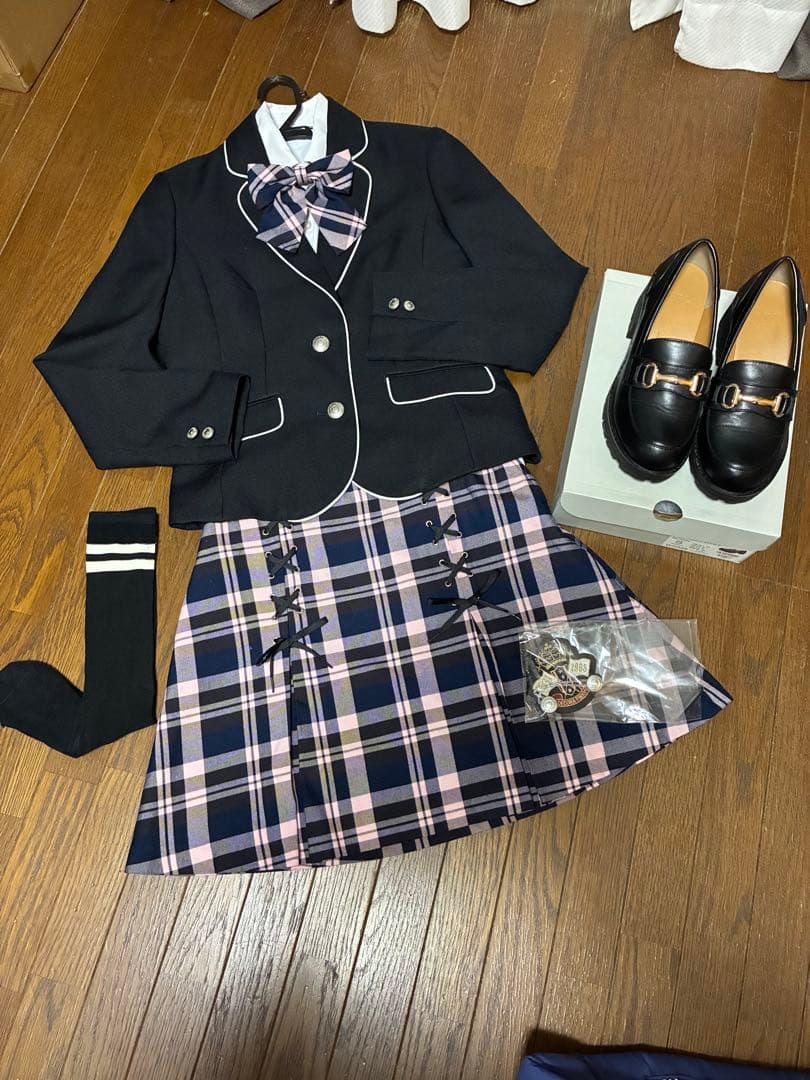 【美品】卒服 女の子 デコラピンキーズ 160cm セットアップ