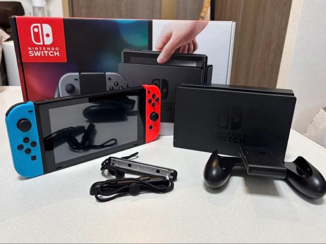 【動作確認済】Nintendo Switch 本体 microSDカード付き