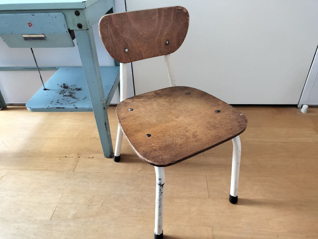 幼児用机+椅子 古道具