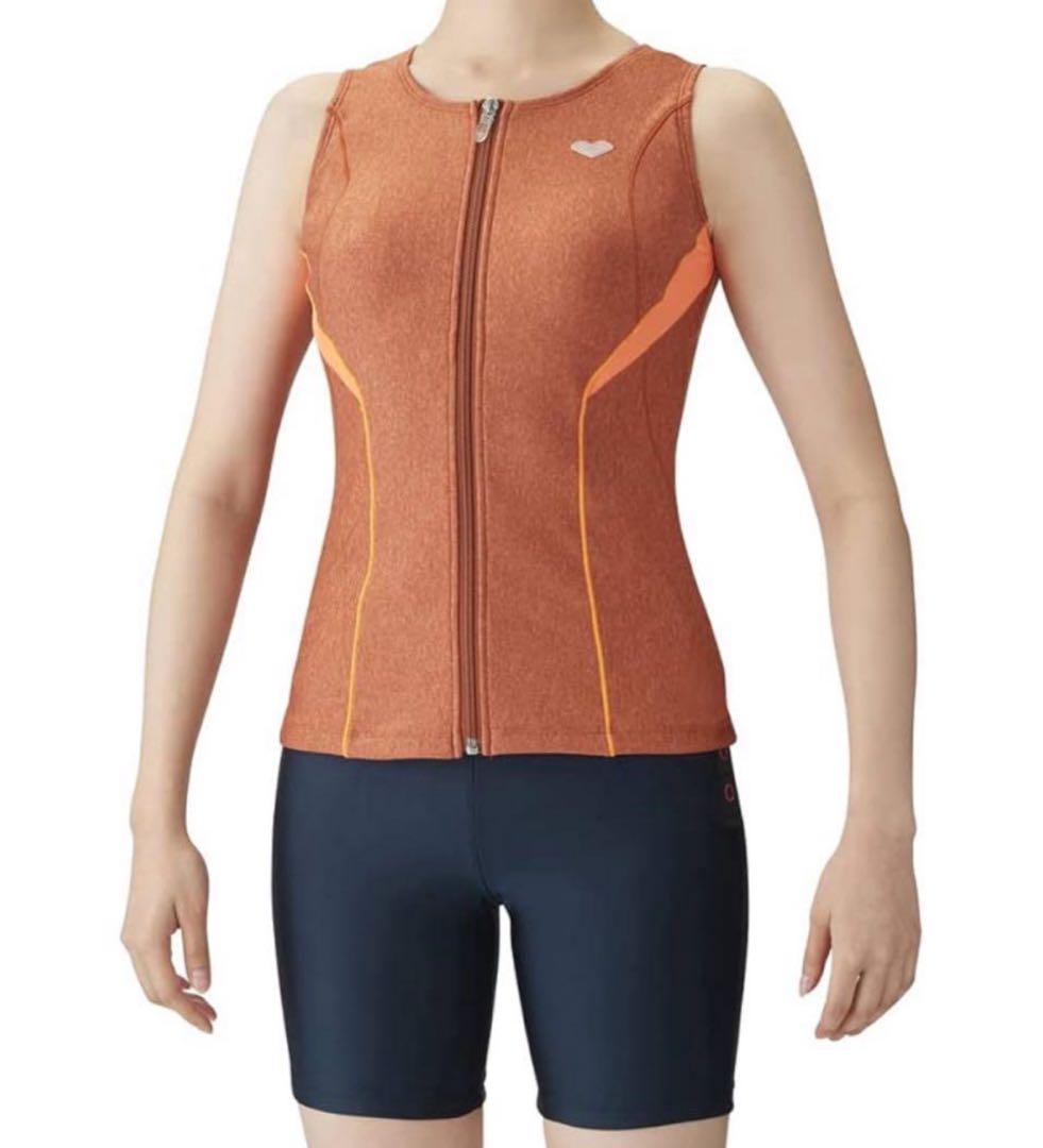 アリーナ フィットネス レディース セパレーツ パープル テラコッタ S 2個