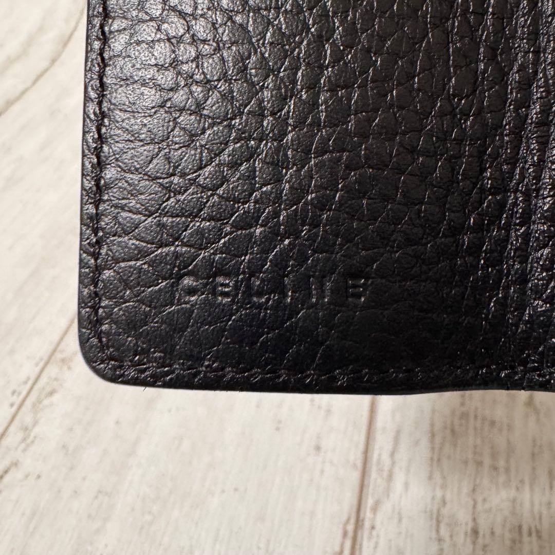 美品✨CELINEブラック レザー キーケース トリオンフ マカダム