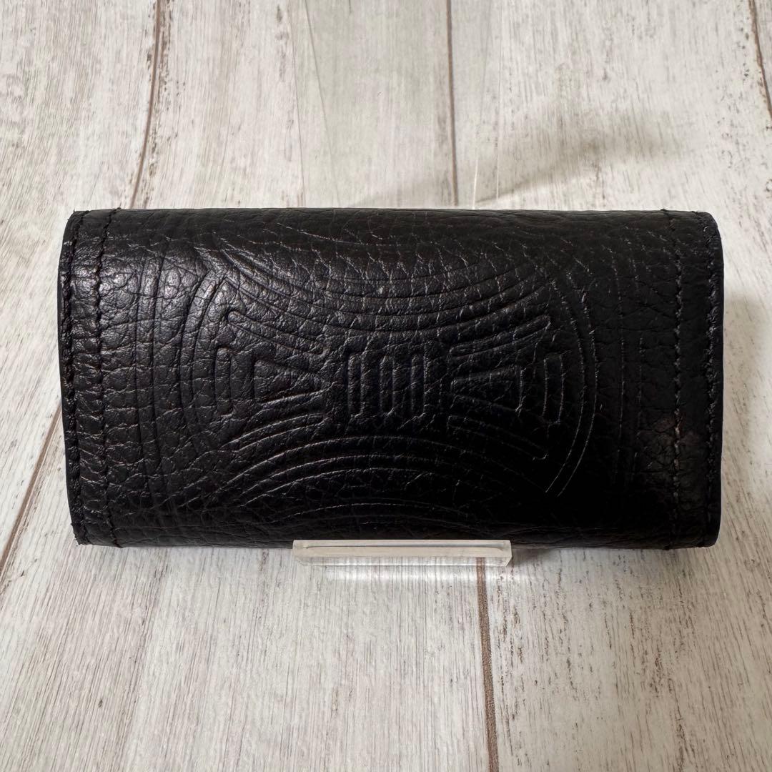 美品✨CELINEブラック レザー キーケース トリオンフ マカダム