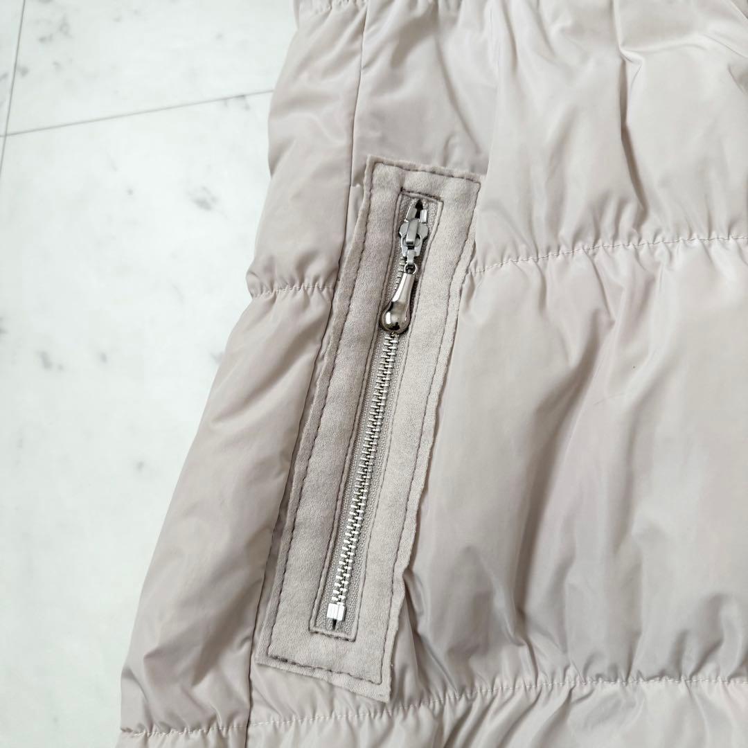 未使用級❤️PRIDE プライド　ダウンベスト　ベージュ　スウェード　Mサイズ