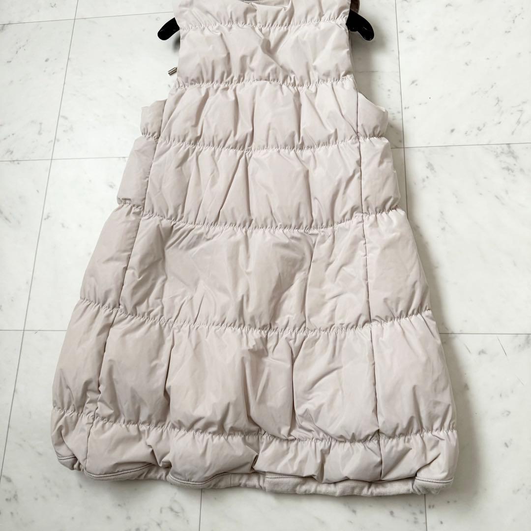 未使用級❤️PRIDE プライド　ダウンベスト　ベージュ　スウェード　Mサイズ