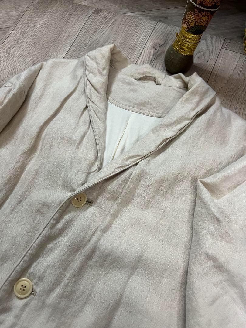 ★高品質！ナチュランnest robe厚手コットンリネンお洒落なコート