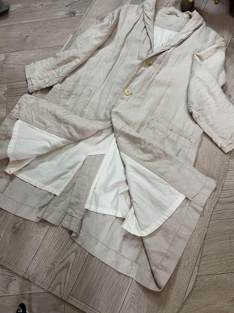 ★高品質！ナチュランnest robe厚手コットンリネンお洒落なコート