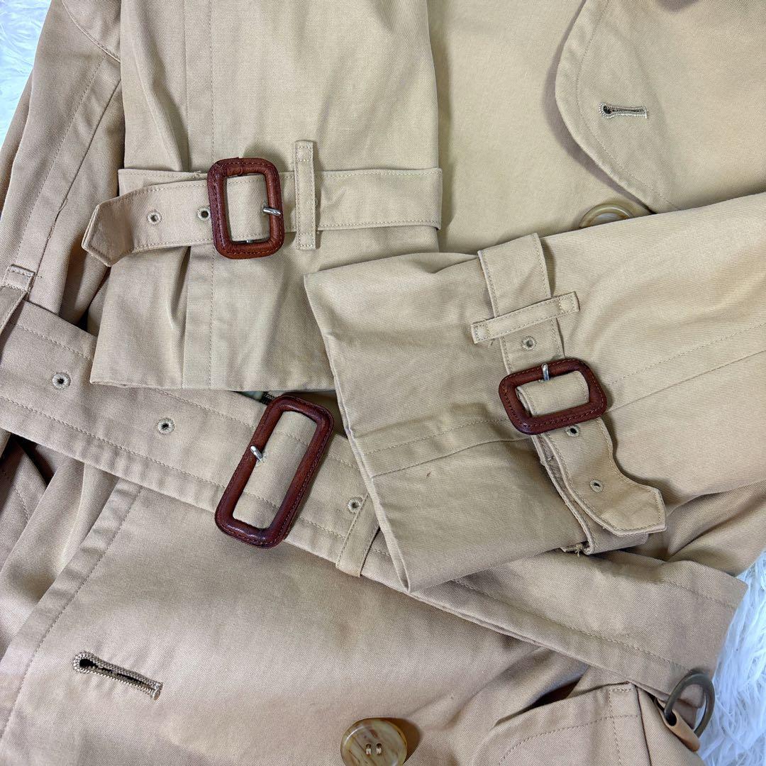 BURBERRY トレンチコート ベルト コットン100％ ベージュ M相当