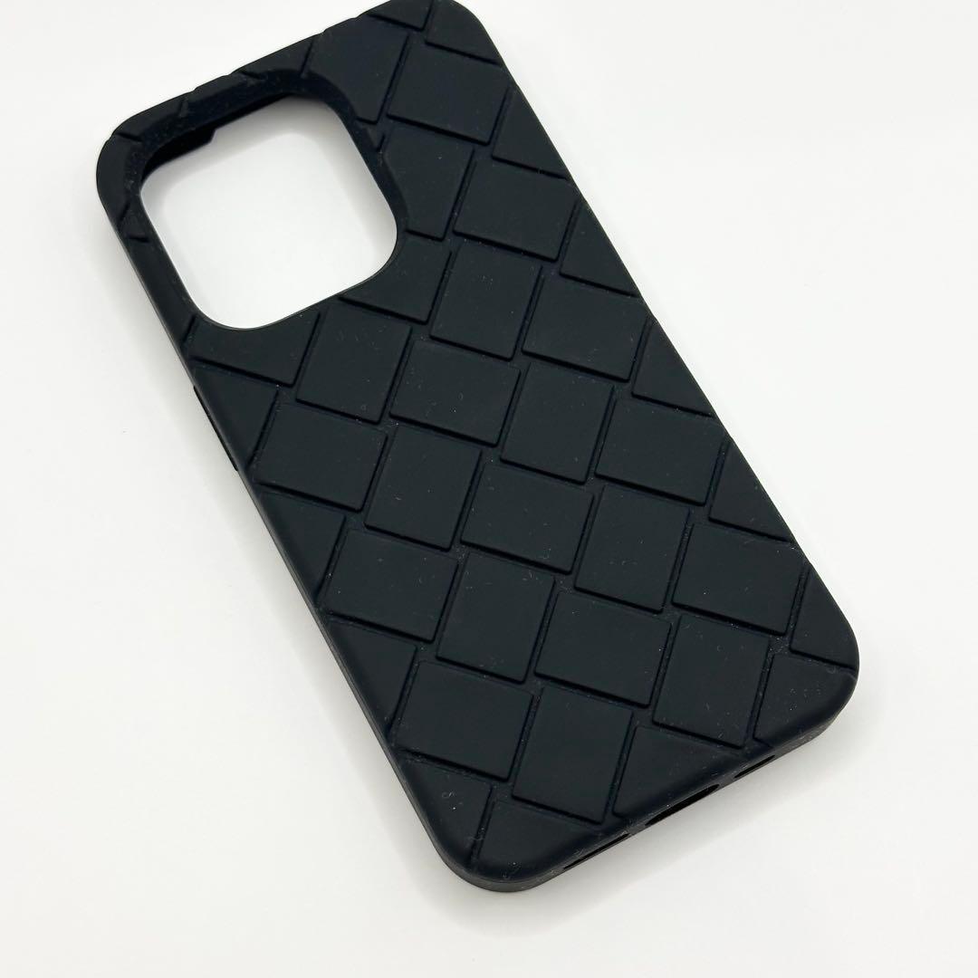 【新品未使用】BOTTEGA VENETA 　iPhoneケース14pro　黒