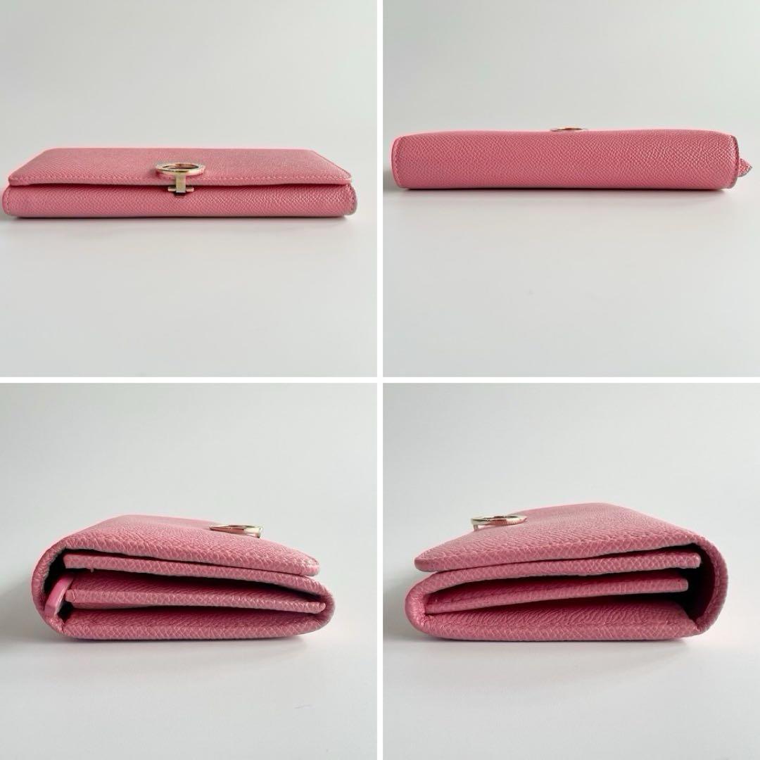 【るり様用】未使用　BVRGARI　ブルガリ　ロゴクリップ　長財布　ピンク