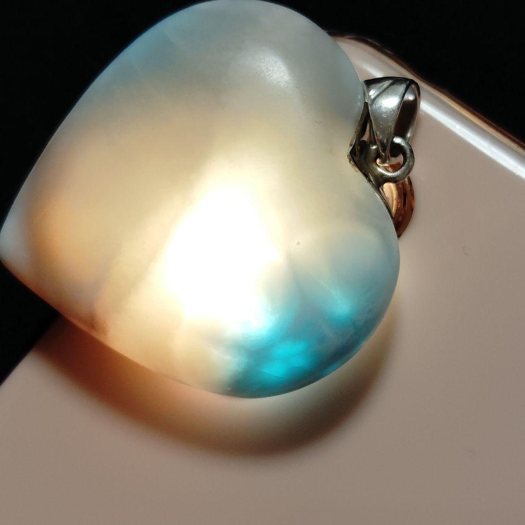 ピンクラリマー 特大ハート♡シルバー925 チャーム 希少 高品質 両面美しい✨