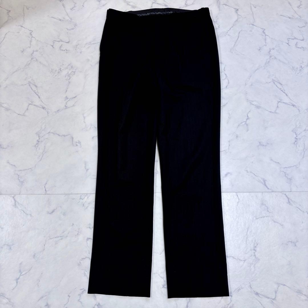 美品 バーバリー ブラックレーベル ブラック スーツ 42R L 裏地モノグラム