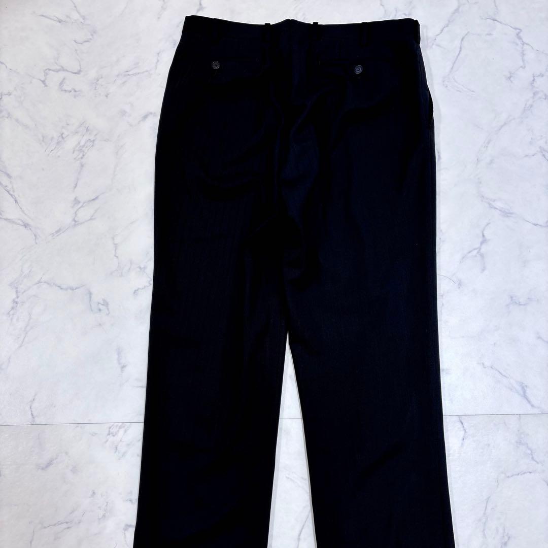 美品 バーバリー ブラックレーベル ブラック スーツ 42R L 裏地モノグラム