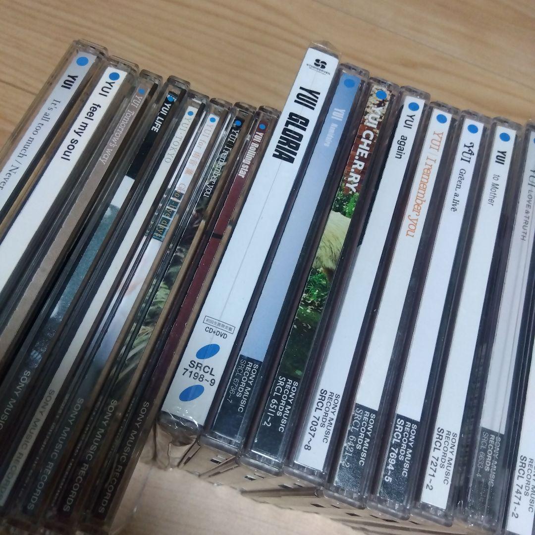 YUI アルバムシングルCD＋DVD初回限定盤セット　大量まとめて