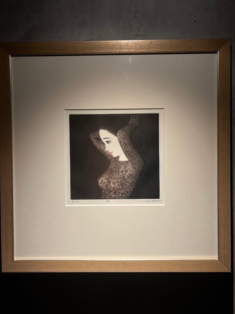 美品　高橋潮　【映】　メゾチント