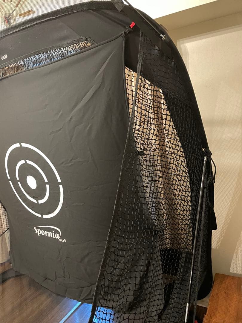 ゴルフ練習ネット自動返球構造 簡単設置 レギュラーサイズ spornia