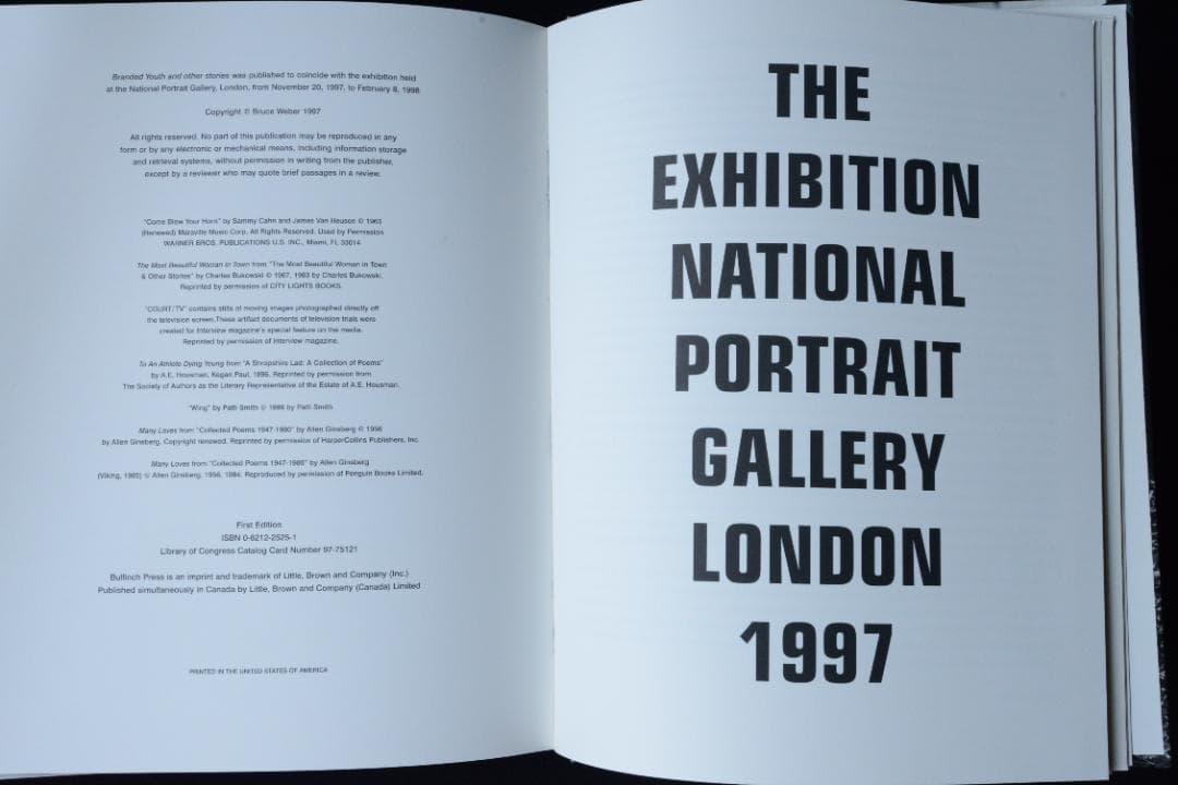 【BRUCE WEBER ：BRANDED YOUTH】★★大幅に値下げしました