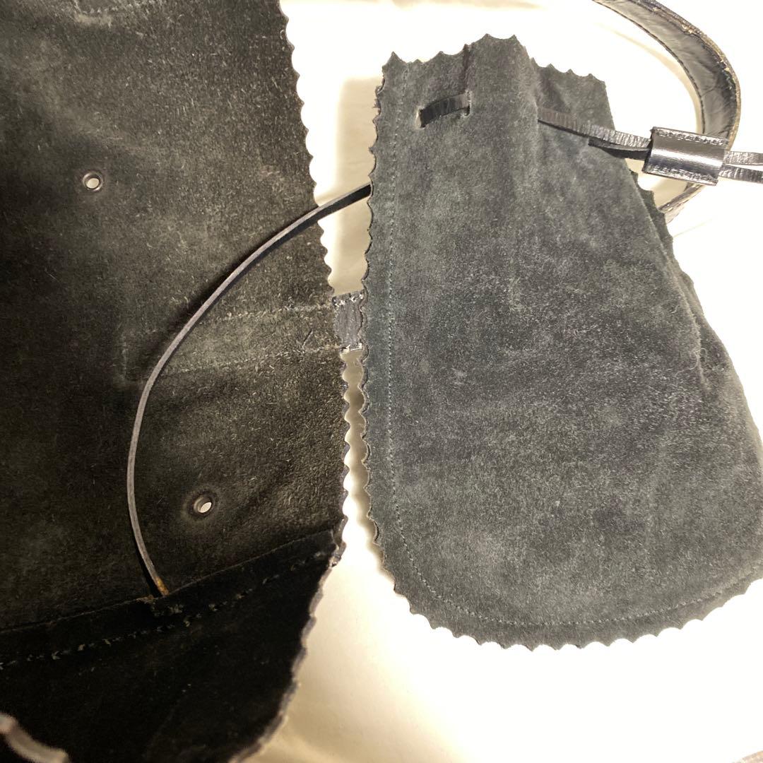 PRADA 黒 花装飾 トートバッグ