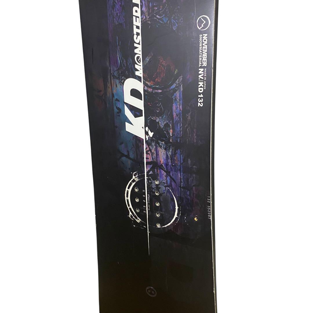 良品❗️送料無料❗️November スノーボード KD 23-24 132cm