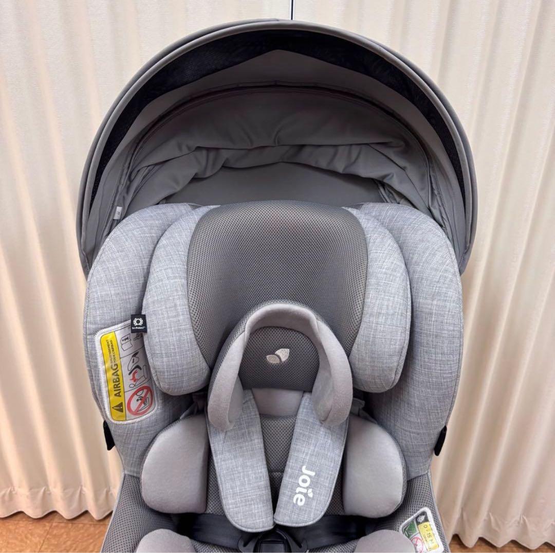 【極美品】Joie チャイルドシート アイ・アーク360°キャノピー付 グレー