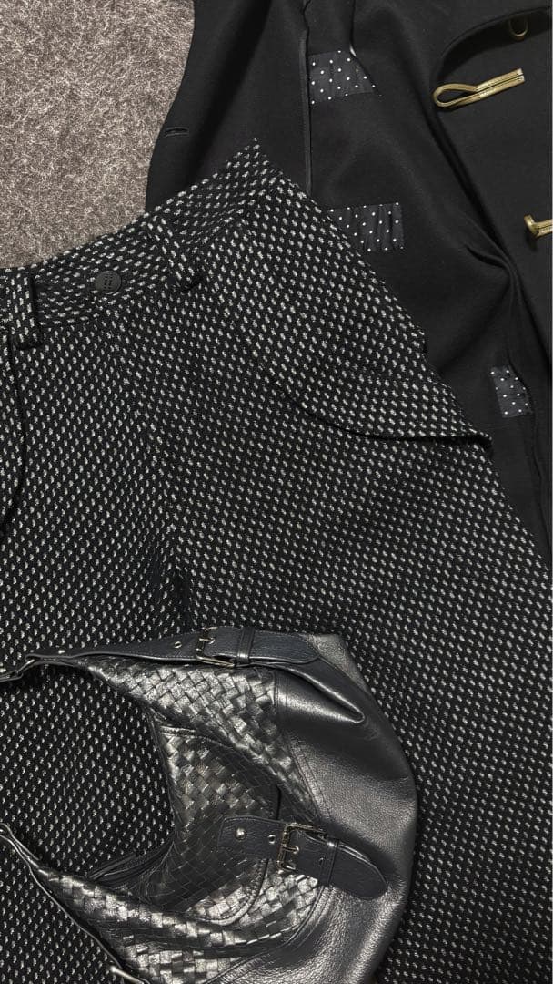 Tanm \"thorn\" ドット 変形ワイドスラックス