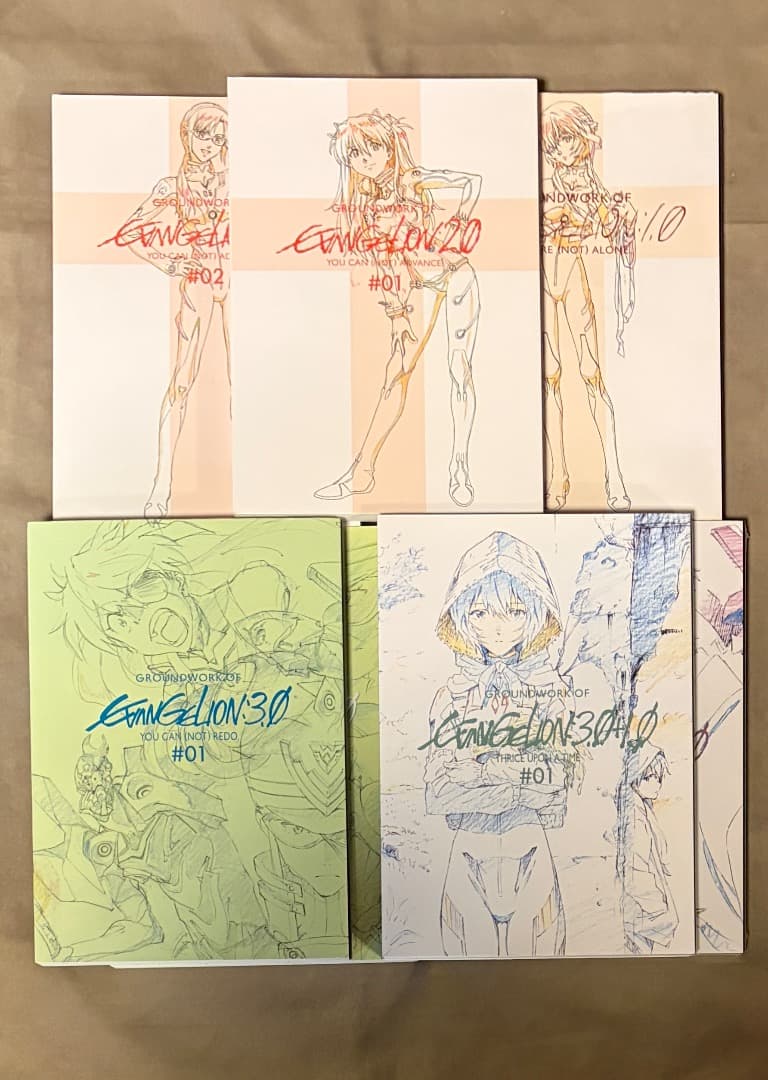 一部未開封 エヴァンゲリオン新劇場版 原画集 7冊全巻セット