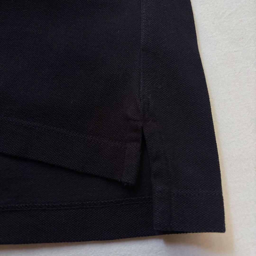 ヴィヴィアン・ウエストウッド　長袖ポロシャツ　Lサイズ　刺繍ロゴ　ブラック　古着