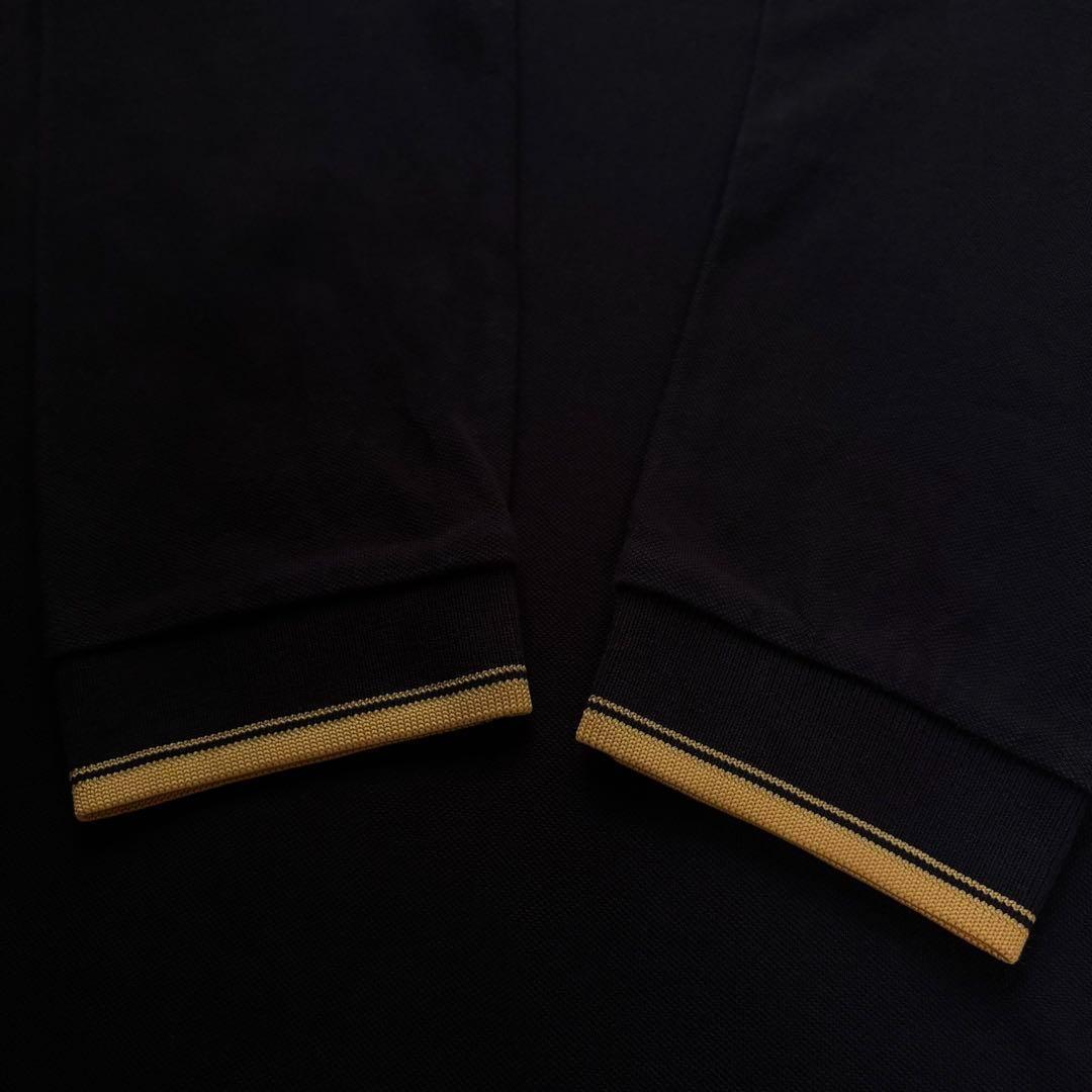 ヴィヴィアン・ウエストウッド　長袖ポロシャツ　Lサイズ　刺繍ロゴ　ブラック　古着