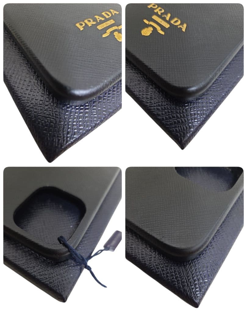 PRADA 美品 iPhone 13Pro MAX スマホケース ロゴ 黒