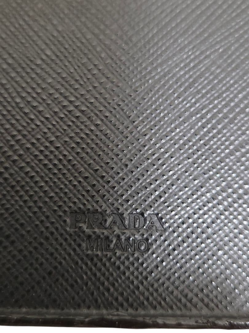 PRADA 美品 iPhone 13Pro MAX スマホケース ロゴ 黒