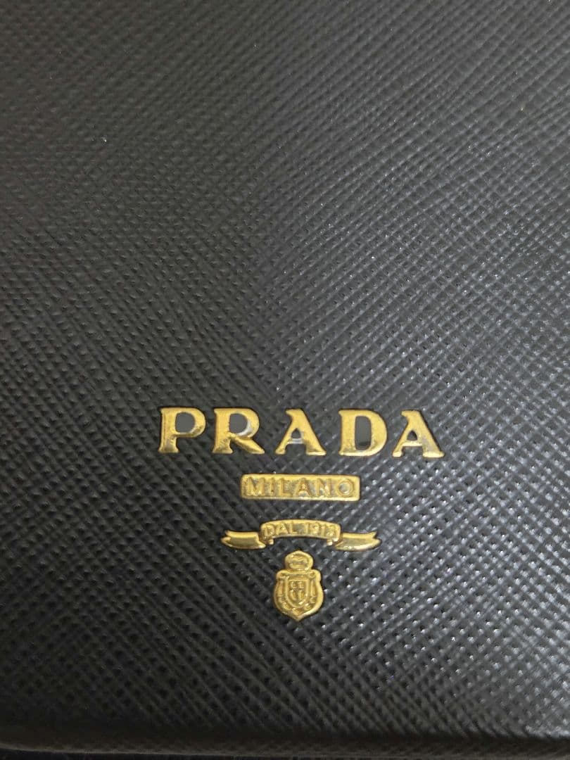 PRADA 美品 iPhone 13Pro MAX スマホケース ロゴ 黒