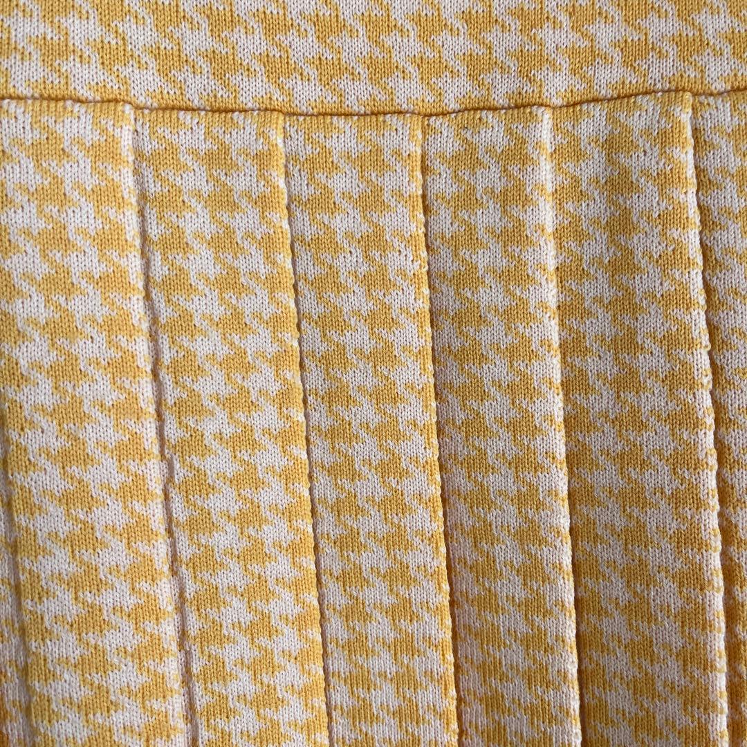 miumiu プリーツスカート　千鳥格子