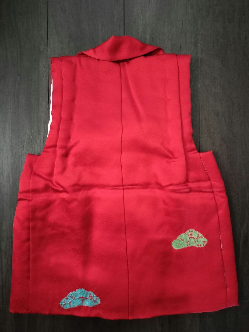 七五三 3歳 正絹 総絞り 着物 被布 草履　カバン　足袋　セット