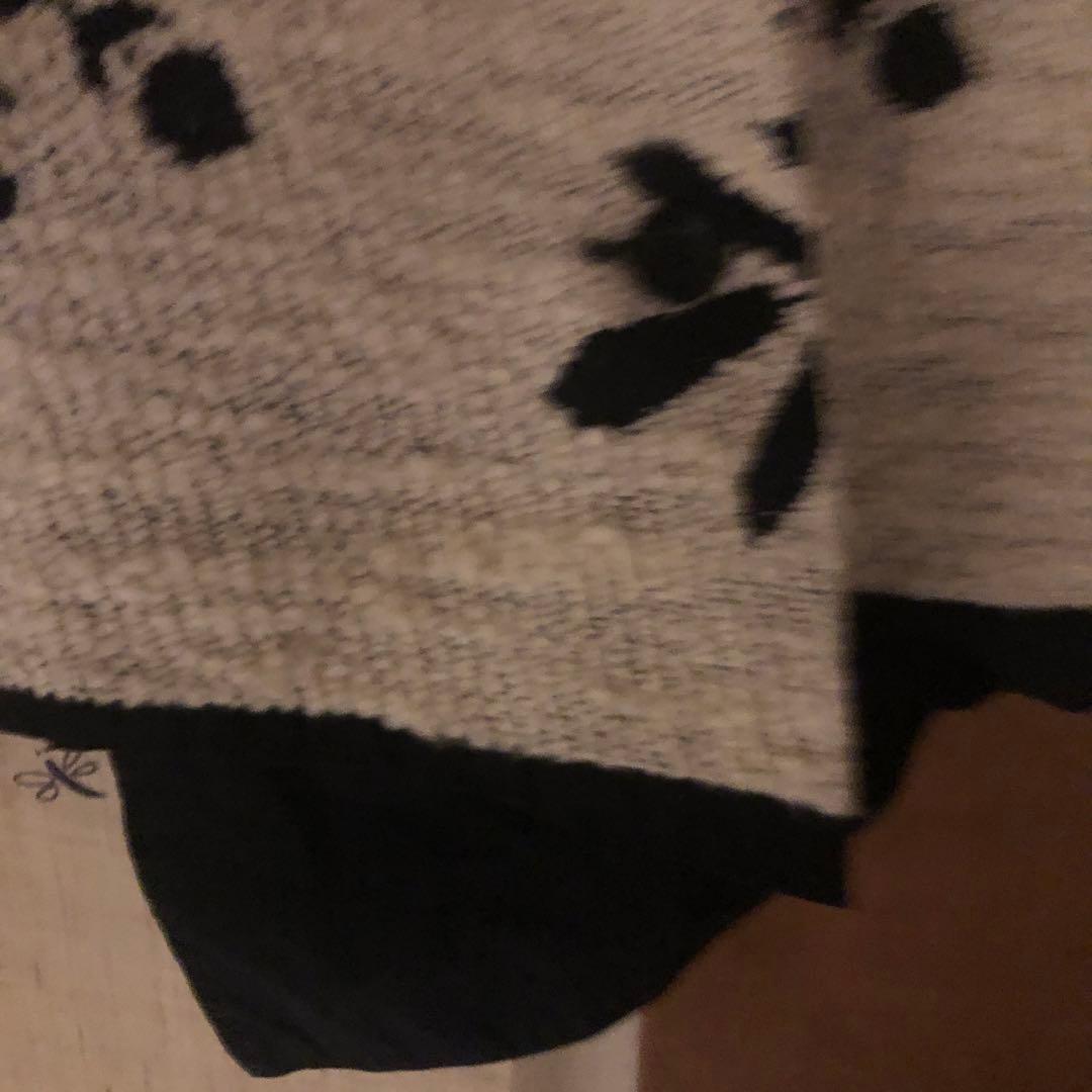 センソユニコ慈雨ノーカラーアシンメトリージャケット