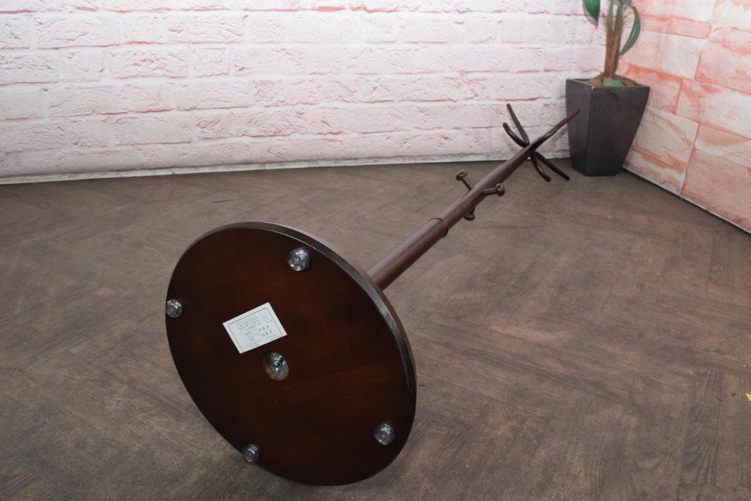 展示品 秋田木工 IDC大塚家具取扱 ハンガーラック コートスタンド 45