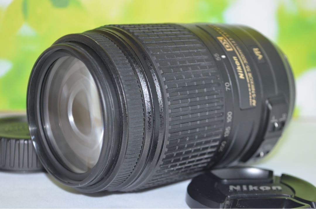 美品 超望遠レンズ☆ニコン Nikon AF-S 55-300mm☆手振れ補正付