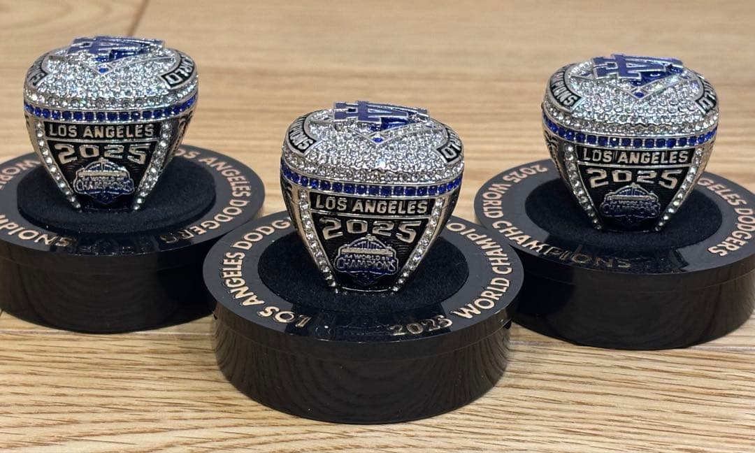 ⭐️年末セール️⭐️超希少3人セット大谷翔平・山本由伸・佐々木朗希2025世界一リング