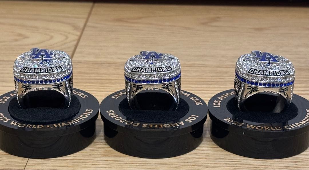 ⭐️年末セール️⭐️超希少3人セット大谷翔平・山本由伸・佐々木朗希2025世界一リング