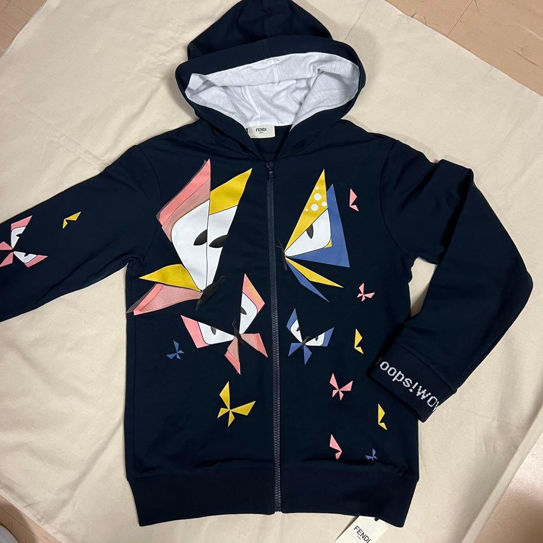 新品 高級ブランド FANDI フェンディ 子供服 モンスター パーカー 10A